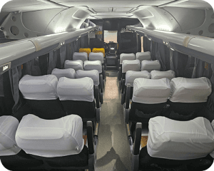 Interno de ônibus