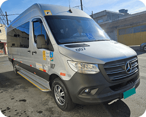 van estacionada