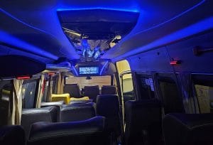 Interno de ônibus