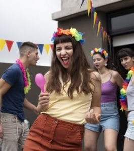 Pessoas em uma festa