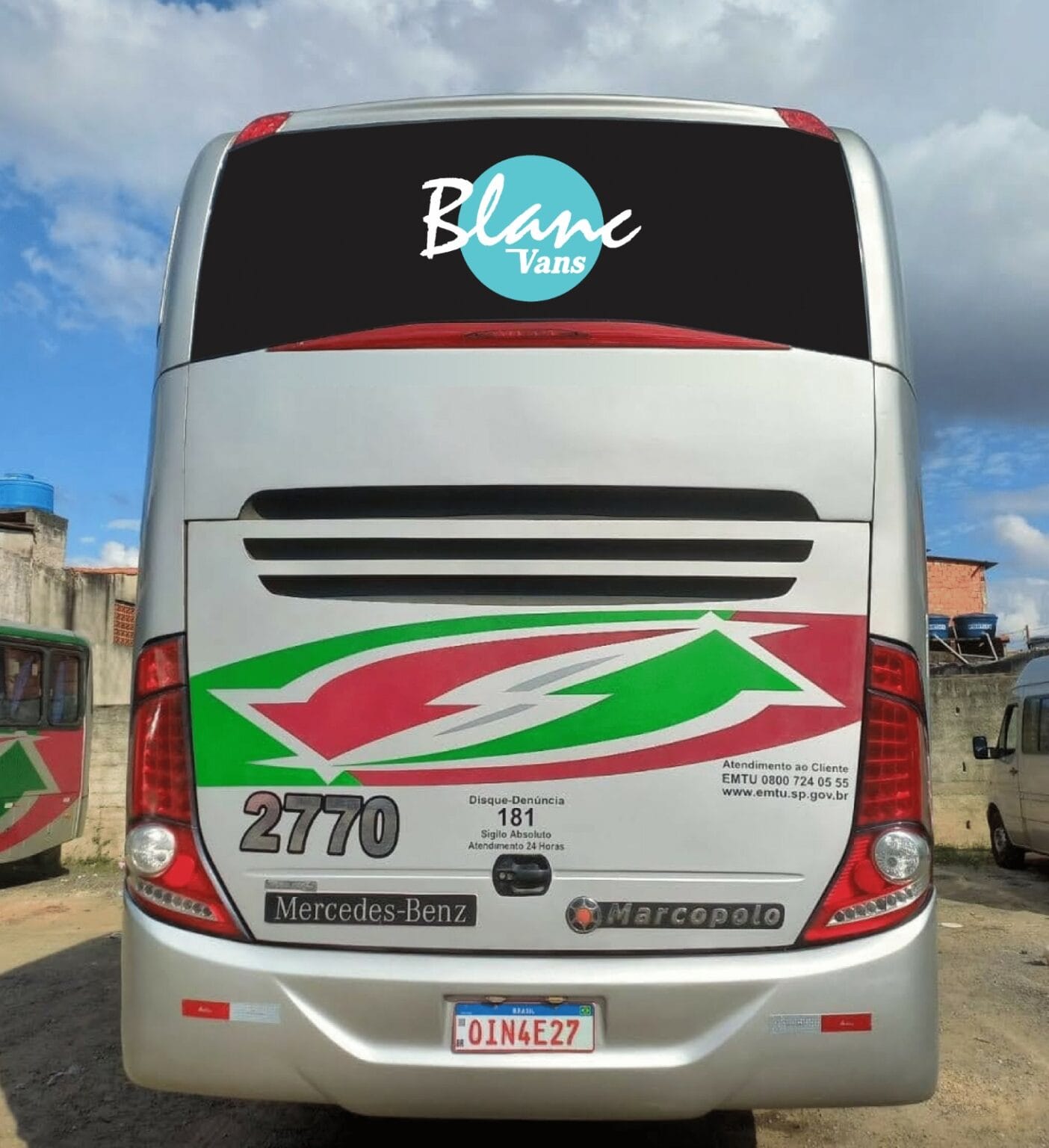 Traseira de ônibus