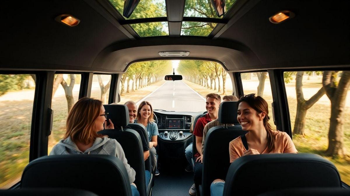 aluguel de micro onibus confortavel para grupos