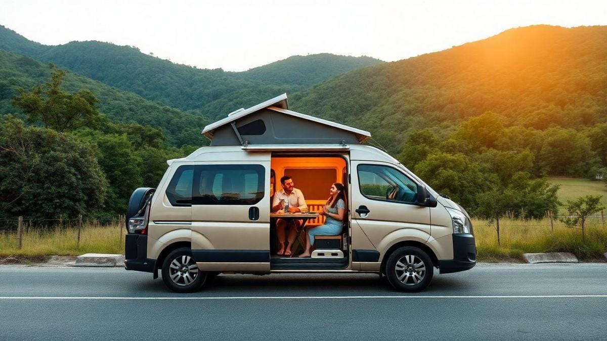 aluguel de van para viagens com amigos