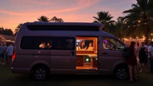aluguel de vans para eventos incriveis