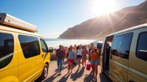 melhores praticas para aluguel de vans turisticas