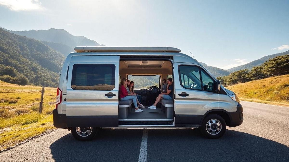 opcoes de aluguel de vans para turismo familia