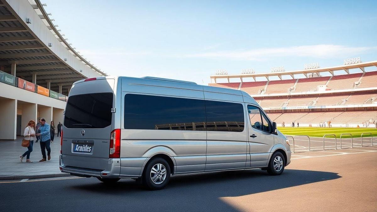 vans de aluguel para eventos esportivos com motorista