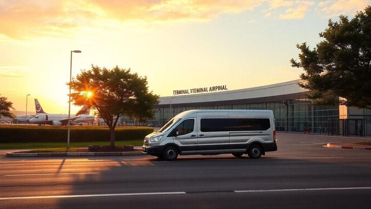 aluguel de vans com motorista para aeroportos