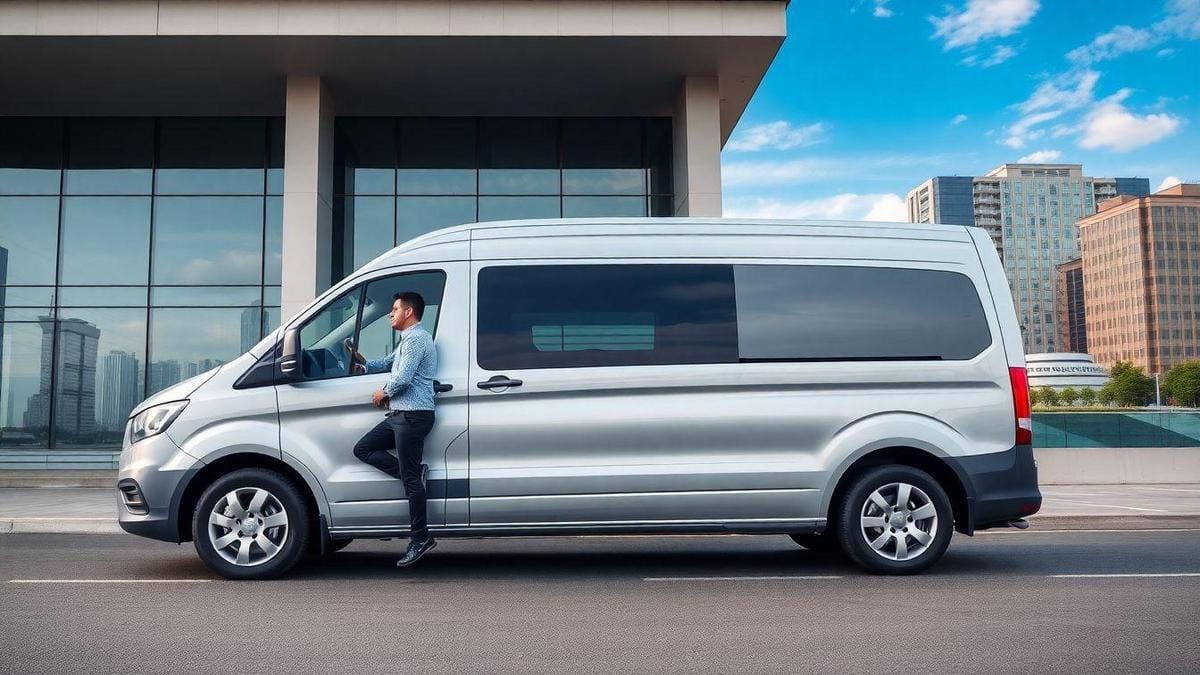 aluguel de vans com motorista para empresas