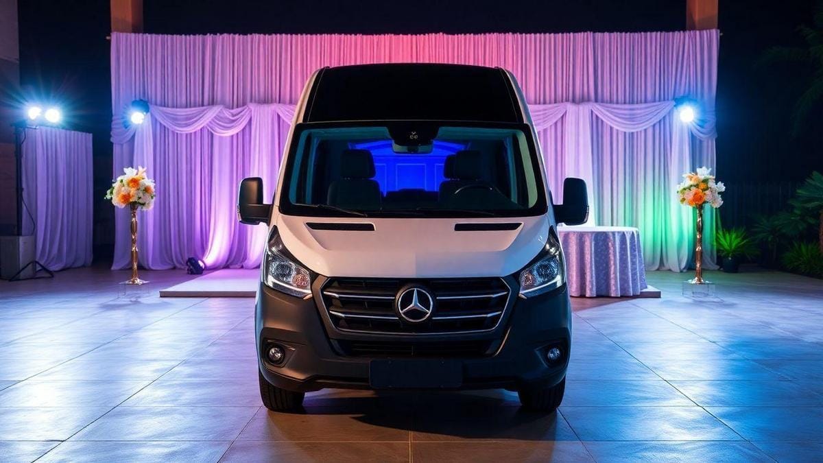 aluguel de vans com motorista para eventos