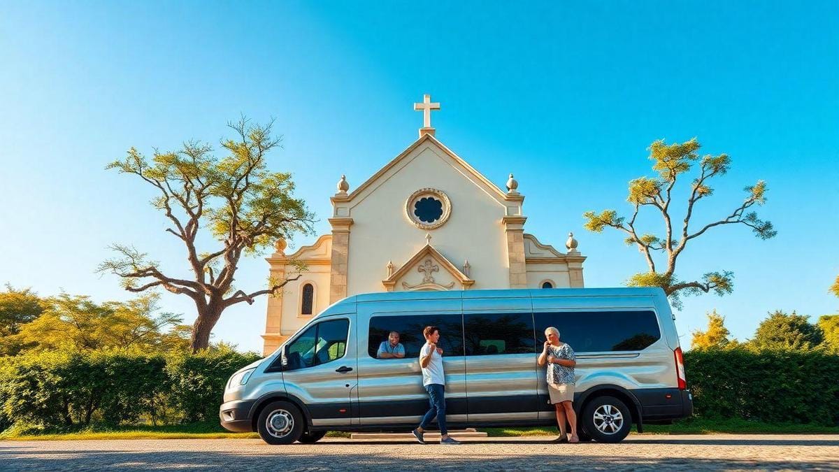 servicos de aluguel de vans para excursoes religiosas