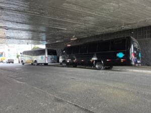 Ônibus em transito