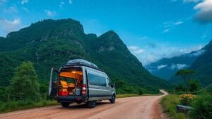 servico de vans com motorista para aventureiros