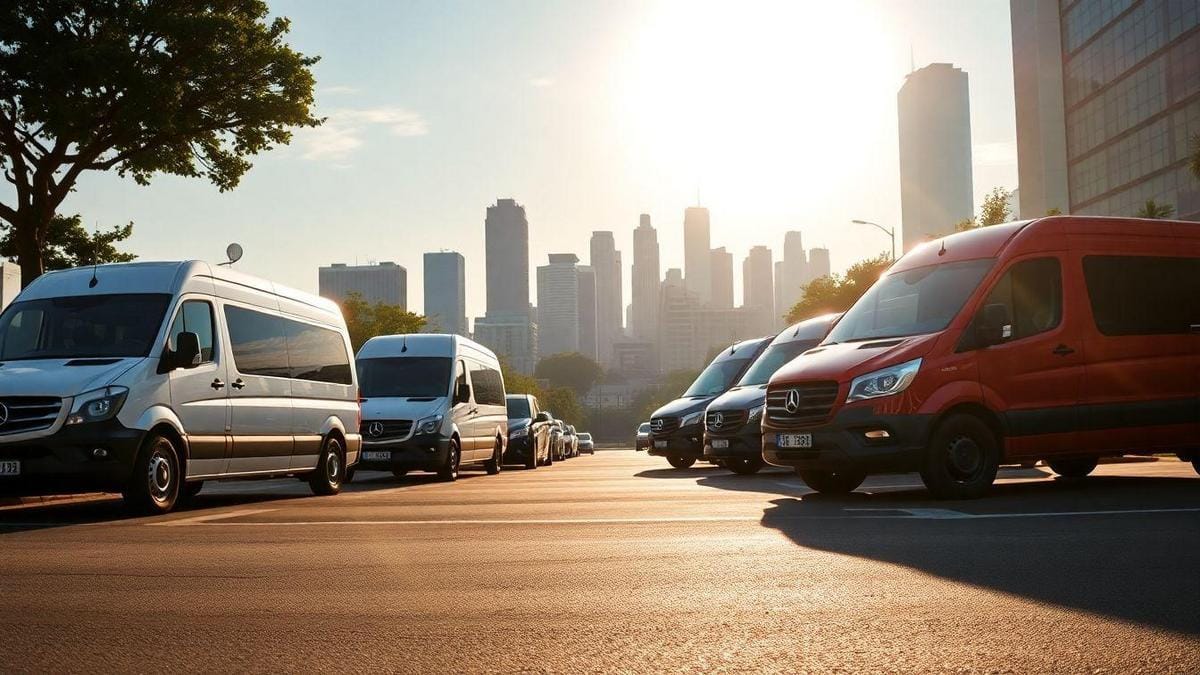 que tipos de vans estao disponiveis para aluguel em sp