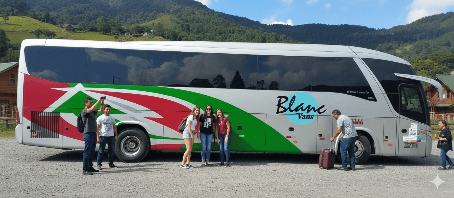 Aluguel de Ônibus Executivo em Monte Verde com a Blanc Vans