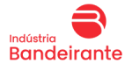 Indústria Bendelante logo with red circular emblem and red text